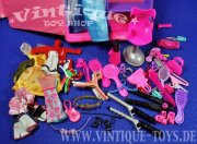 Puppenkoffer DELUXE DOLL CASE für Barbie Ankleidepuppe mit viel Bekleidung und Kleinteilen, Mattel, 1991