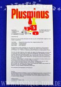 PLUSMINUS, VEB Berlinplast / DDR, 1988