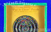 Geduldspiel PIGS IN CLOVER PUZZLE, Verlag R.Journet / London (GB), ca.1935
