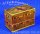 Alte SPIELKARTEN BOX Holz mit Intarsien, ohne Herstellerangabe, ca.1935