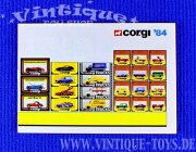 Corgi SAMMLER KATALOG 1984, Corgi Toys, 1984