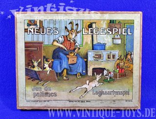 LEGESPIEL DER WOLF UND DIE SIEBEN GEISSLEIN, Jos.Scholz / Mainz, ca.1925