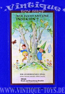 WER SUCHT MIT UNS INSEKTEN?, Verlag Walter Flechsig VEB Druck und Verpackung Dresden / DDR, ca.1953