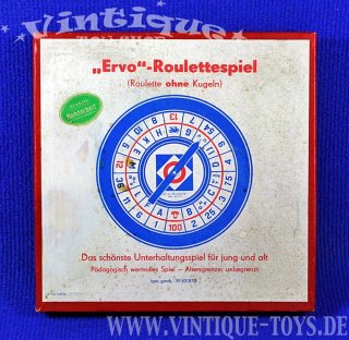 ERWO-ROULETTESPIEL (Roulette ohne Kugel), Erich Voigt, Dresden (DDR), ca.1956
