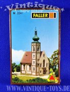 Faller Bausatz DORFKIRCHE Spur N 1:160, Gebr. Faller (Gütenbach / Schwarzwald), ca.1988
