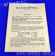 BANKSPIEL, Stomo-Spiele (Stockinger und Morsack) / Österreich, ca.1960