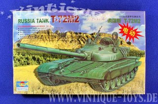 1:35 Bausatz T-72 TANK M2, Trumpeter / China (Vertrieb Deutschland durch Gebr.Faller / Gütenbach), ca.1999