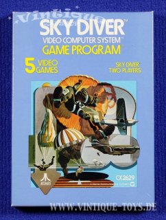 SKY DIVER Spielmodul für ATARI 2600 VCS mit Anleitung in OVP, Atari, 1978