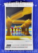 Spiel-Kalender TAKTISCHE SPIELE 1988, Rheinmetall GmbH,...