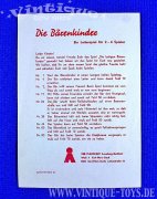 DIE BÄRENKINDER, Spika (VEB Spielewerk Plasticart, Karl-Marx-Stadt / DDR), 1989