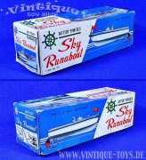 Sportboot SKY RUNABOUT mit Batterieantrieb in OVP, Yoneya Toys Co. / Japan, ca.1965