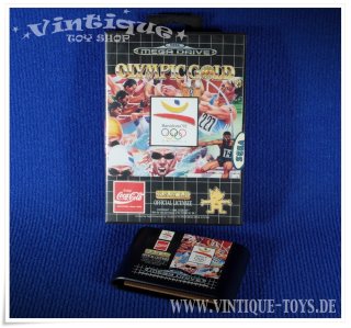 OLYMPIC GOLD Spielmodul / cartridge für Sega Mega Drive, Coob, ca.1992