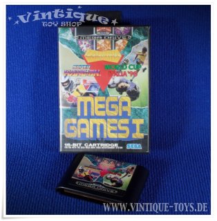 MEGA GAMES 1 Spielmodul / cartridge für Sega Mega Drive, Sega, ca.1992