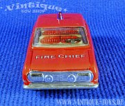 Blech LIMOUSINE FIRE CHIEF CAR mit OVP, VEB Plasticart (DDR), ca.1975
