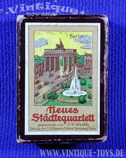 NEUES STÄDTEQUARTETT, Verlag J.W.Spear & Söhne, ca.1920