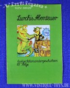 Konvolut mit 3 LURCHI-FIGUREN und 5 LURCHI-ABENTEUER-COMICHEFTEN, Salamander Schuhe / Konwestheim, ca.1963