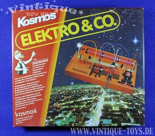 Kosmos ELEKTRO & CO Experimentierkasten Unbenutzt! Mint!, Kosmos, ca.1986