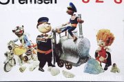 3 FERNSEH PUZZLES Augsburger Puppenkiste, Noris, ca.1970