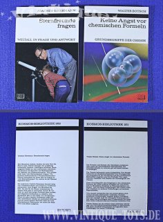 Konvolutpaket mit 10 Taschenbücher aus der Kosmos-Bibliothek, Kosmos Verlag