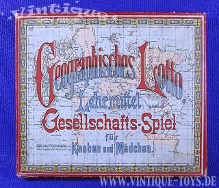 GEOGRAPHISCHES LOTTO, AEB (Adolf Engel / Berlin), ca.1910