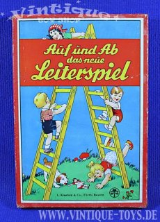 AUF UND AB - Das neue Leiterspiel mit Zinnfiguren, Klee, ca.1949