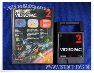 NR.2 MEMORY / RENDEVOUZ IM ALL / KNOBELN Spielmodul / cartridge für Philips Videopac Computer, Philips, ca.1980