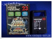 NR.23 LAS VEGAS EINARMIGER BANDIT Spielmodul / cartridge für Philips Videopac Computer, Philips, ca.1980