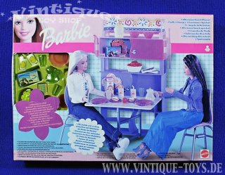Barbie ESSZIMMER SPIELSET in OVP, Mattel, 2001
