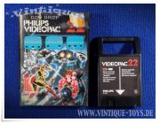 NR.22 DAS WELTRAUM-MONSTER Spielmodul / cartridge für Philips Videopac Computer, Philips, ca.1980