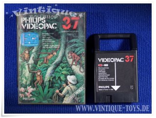 NR.37 AFFENJAGD Spielmodul / cartridge für Philips Videopac Computer, Philips, ca.1982