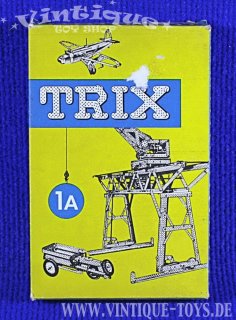 Trix Metallbaukasten Ergänzungskasten 1 A neuwertig, TRIX Vereinigte Spielwarenfabriken Ernst Voelk KG / Nürnberg, ca.1965