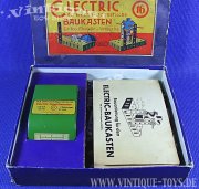 ELECTRIC - DER ELEKTRO-MAGNETISCHE BAUKASTEN in OVP, ESG VEB Elektroschaltgeräte Görlitz (DDR), ca.1954