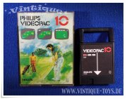 NR.10 GOLF Spielmodul / cartridge für Philips Videopac Computer, Philips, ca.1980