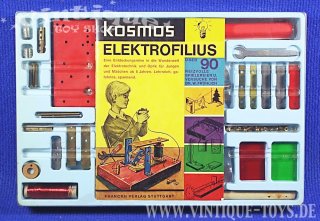 Kosmos ELEKTROFILIUS Experimentierkasten, Kosmos / Franckhsche Verlagshandlung / Stuttgart, ca.1964
