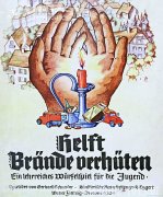 HELFT BRÄNDE VERHÜTEN!, Verlag Walter Flechsig / Dresden, ca.1951