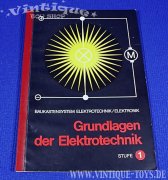 ELEKTROTECHNIK 1 Experimentier-Baukasten neuwertig in OVP, VEB Polytronic / Saalfeld (DDR), ca.1978
