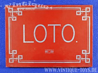 LOTO (BILDER-LOTTO), ohne Herstellerangabe, vermutlich Frankreich, ca.1935