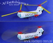 Blech Helicopter SKY TAXI BOEING-VERTOL 107 der Pan Am mit Batteriebetrieb in OVP, Haji (auch bekannt als Mansei Toy Co. Ltd.), Tokyo / Japan, ca.1975