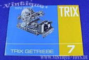 Trix Metallbaukasten GETRIEBEBAUKASTEN 5007 unbespielt, TRIX Vereinigte Spielwarenfabriken Ernst Voelk KG / Nürnberg, ca.1975
