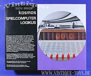 Kosmos SPIELCOMPUTER LOGIKUS Experimentierkasten Unbenutzt! Mint!, Kosmos, ca.1969