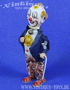 SMILING SAM THE CARNIVAL MAN Blech-Clown, Alps Toys (Alpshoji Ltd., Alps Toy Midzuno Co., Tokio/Japan), ca.1960