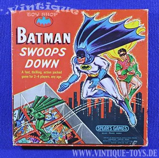 BATMAN SWOOPS DOWN, Spears Games Made in England, ca.1966