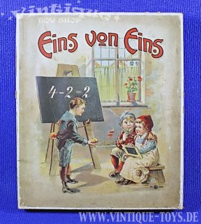 EINS VON EINS - NEUES SUBTRAHIERSPIEL FÜR KINDER, Verlag Gustav Weise, ca.1900