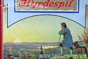 HYRDESPIL / SCHÄFERSPIEL mit schönen Zinnfiguren, Hausser OMHL (Otto und Max Hausser Ludwigsburg) ca.1920