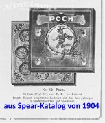 POCH - DAS POCHSPIEL, Verlag J.W.Spear & Söhne / Nürnberg, ca.1904