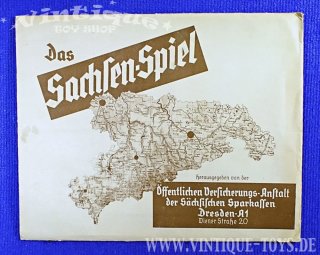 DAS SACHSEN-SPIEL unbespielt, Öffentliche Versicherungsanstalt der sächsischen Sparkassen, Dresden, ca.1933