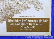 DAS SACHSEN-SPIEL unbespielt, Öffentliche Versicherungsanstalt der sächsischen Sparkassen, Dresden, ca.1933
