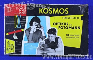 Kosmos OPTIKUS und FOTOMANN Experimentierkasten, Kosmos / Frankhsche Verlagshandlung W.Keller & Co. / Stuttgart, ca.1959