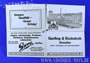 Gero Werbespiel DIE AUTOFAHRT; J.W.Spear & Söhne / Nürnberg, ca.1930