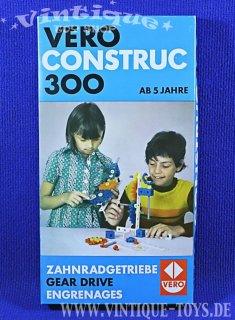 Vero CONSTRUC 300 ZAHNRADGETRIEBE für Construc System in OVP, VEB Vero Olbernhau / DDR, ca.1975